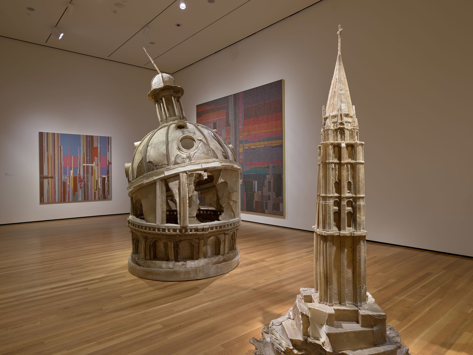 View 1 of Liu Wei's solo museum exhibition titled Invisible Cities at the Cleveland Museum of Art