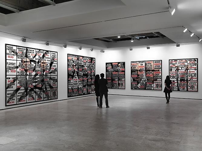 Gilbert &amp; George: London Pictures Installation View 2