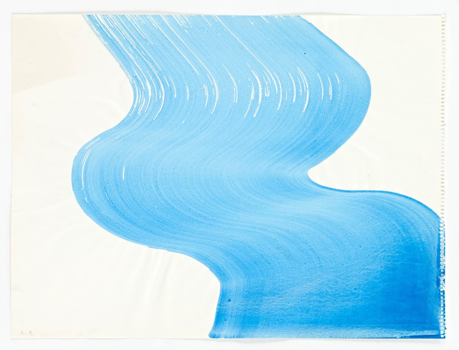 HEIDI BUCHER, Untitled (Wasserzeichnung / Water drawing), 1985