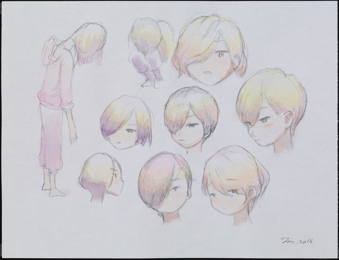 MR. Faces with Short Haircuts, 2016