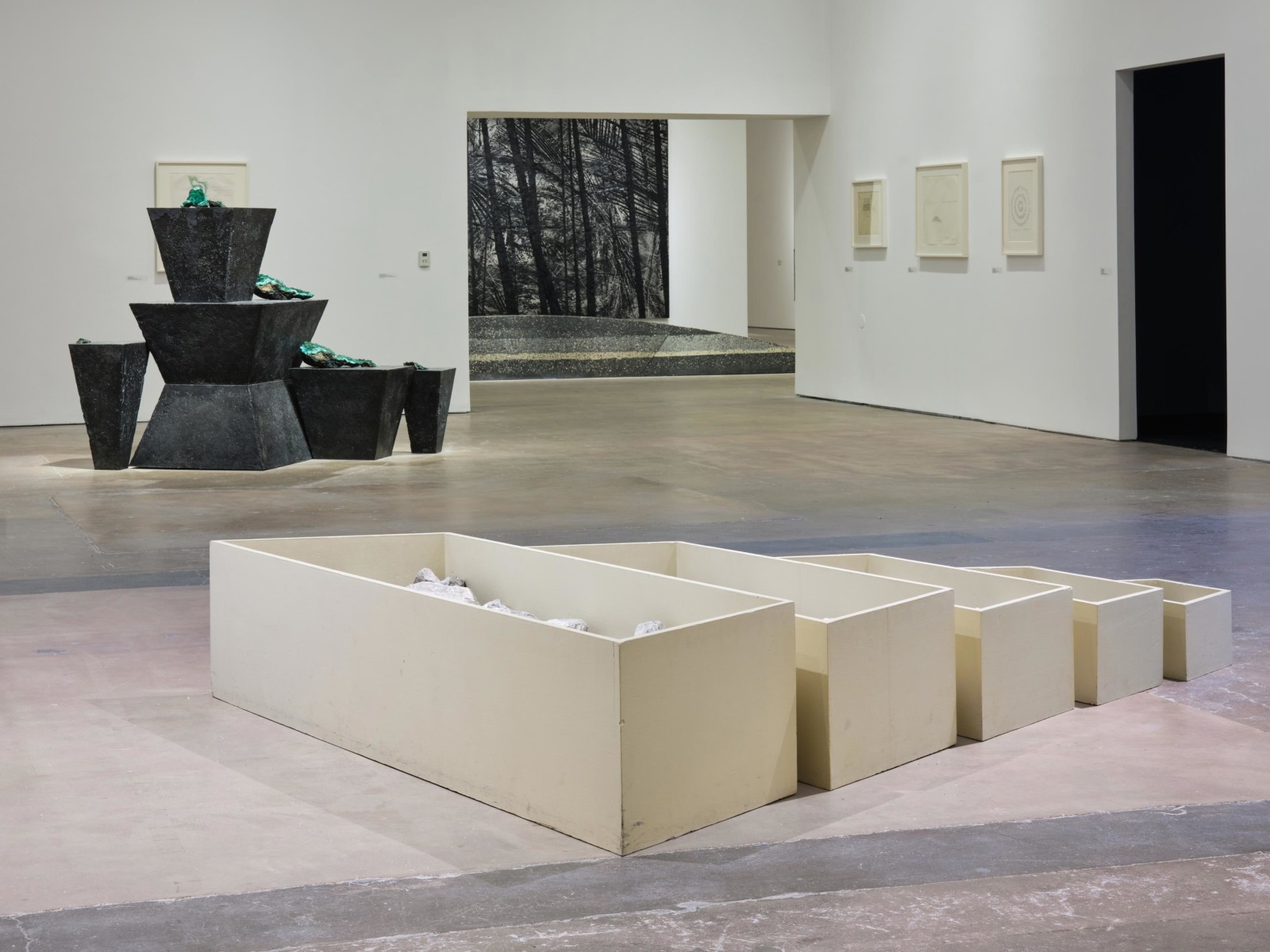 Teresita Fern&aacute;ndez / Robert Smithson, Installation view