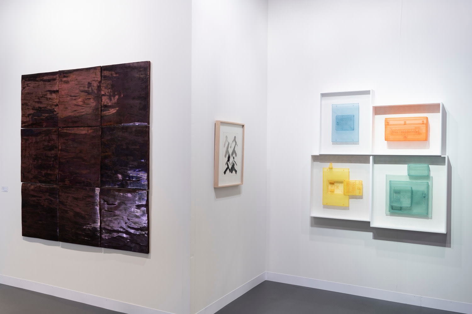 Lehmann Maupin Art Basel 2019 booth, installation view, perspective 4