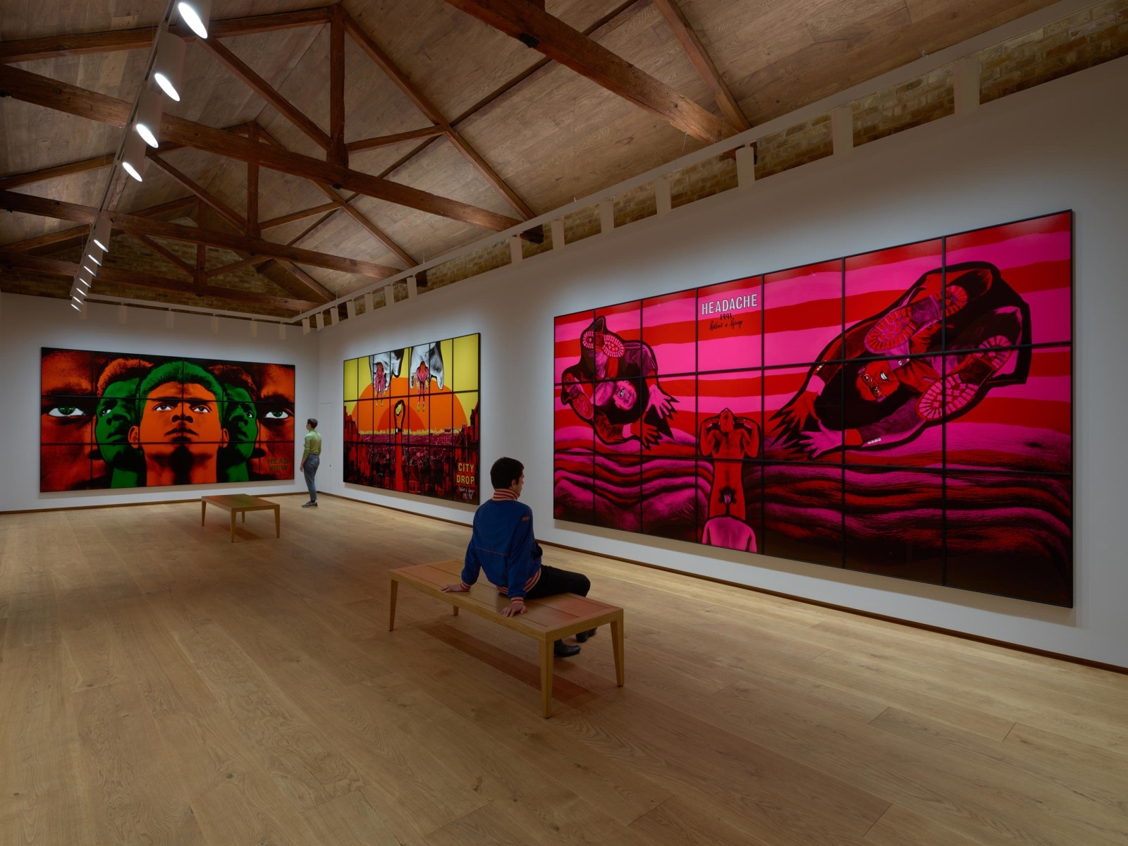 Gilbert & George: DEATH HOPE LIFE FEAR…, Installation View