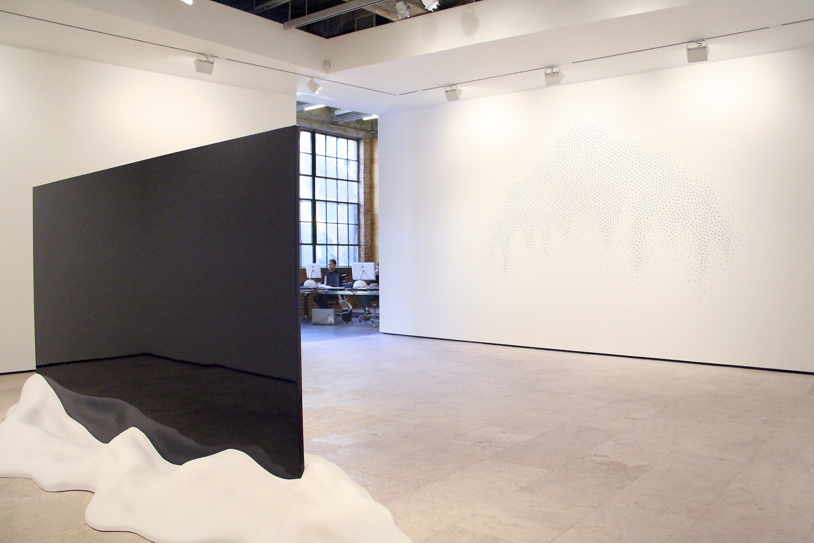View 3 of TERESITA FERNANDEZ Installation at Lehmann Maupin Gallery.