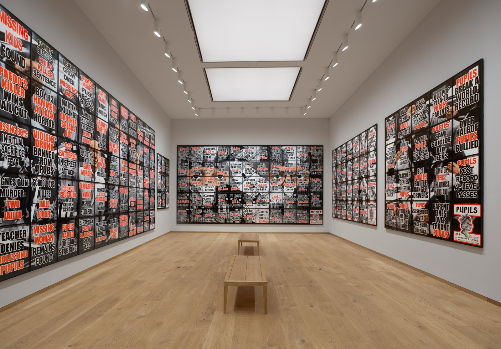 Gilbert &amp;amp; George: LONDON PICTURES, Installation View