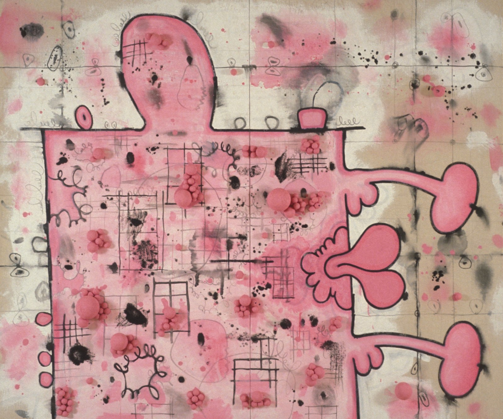 CARROLL DUNHAM, Pink Box with Two Extensions, 1995-96