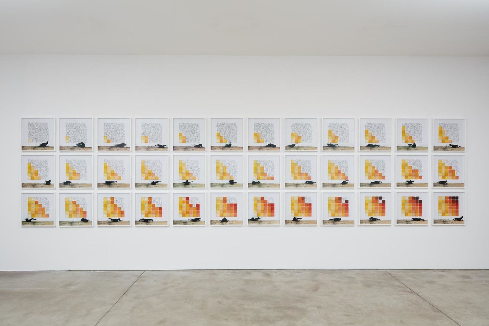 Robin Rhode, The Geometry of Colour installation view 1