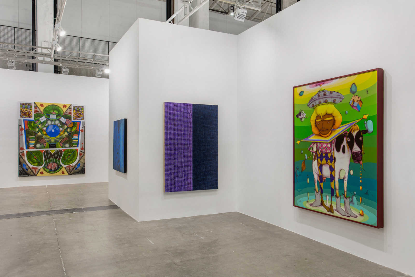 Second installation view of Lehmann Maupin's booth at West Bund Art &amp; Design 2020