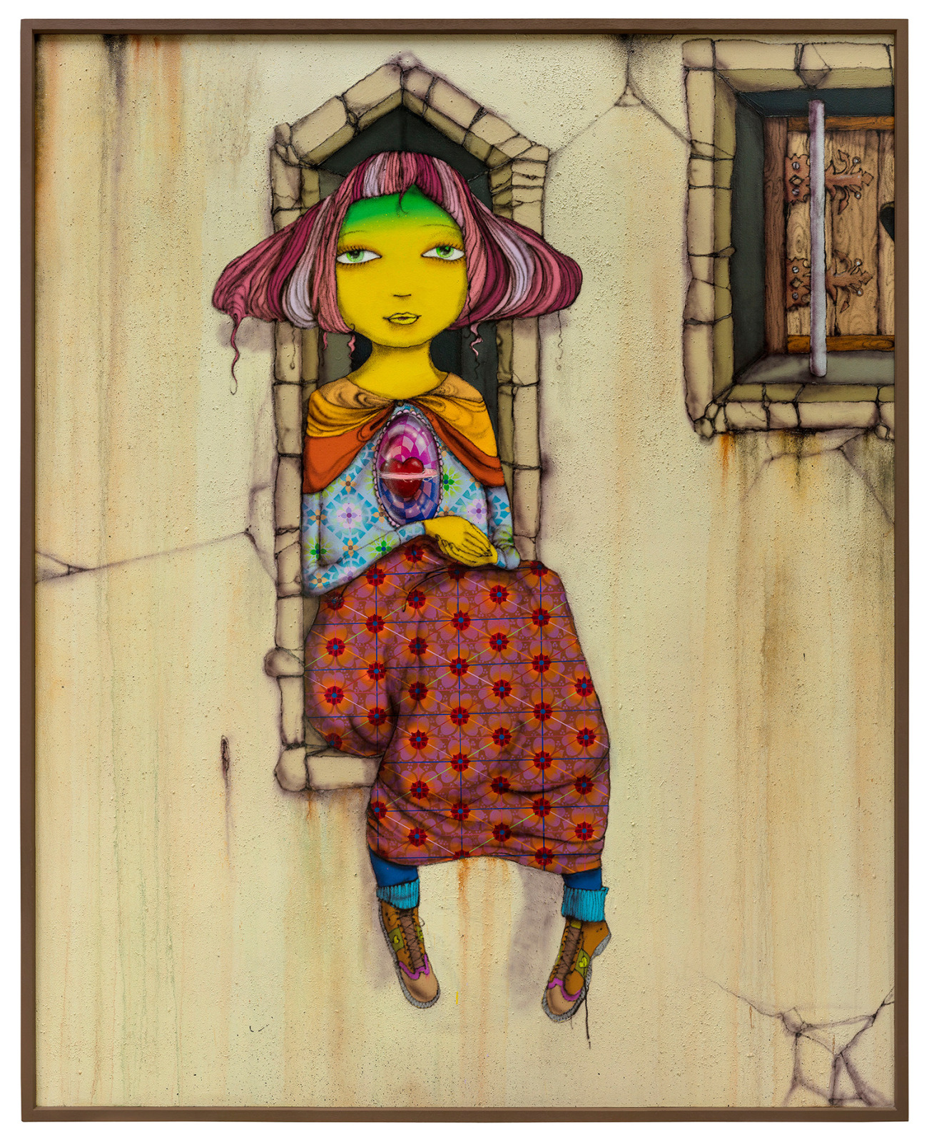 OSGEMEOS, When the leaves turn yellow, 2018