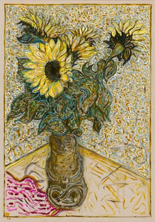 BILLY CHILDISH sunflowers, 2015