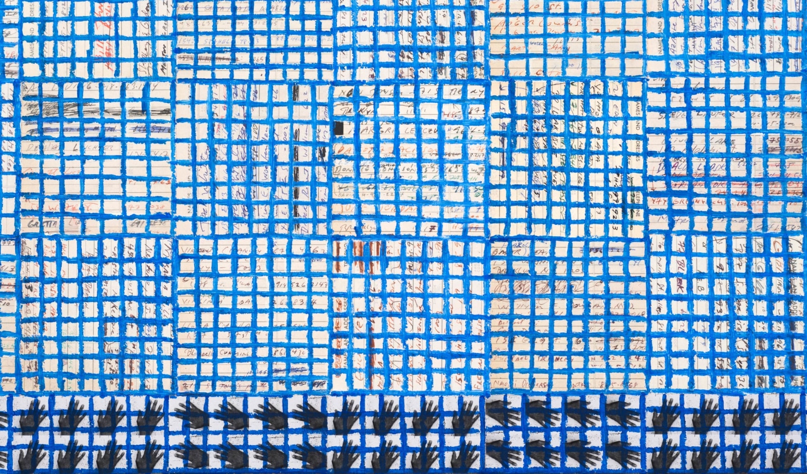 MCARTHUR BINION, Hand:Work, 2019 (detail)