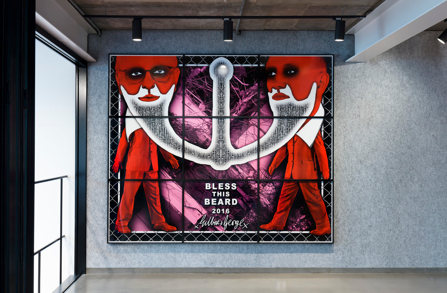 Gilbert &amp;amp; George,&nbsp;THE BEARD PICTURES, Installation view, Lehmann Maupin Seoul