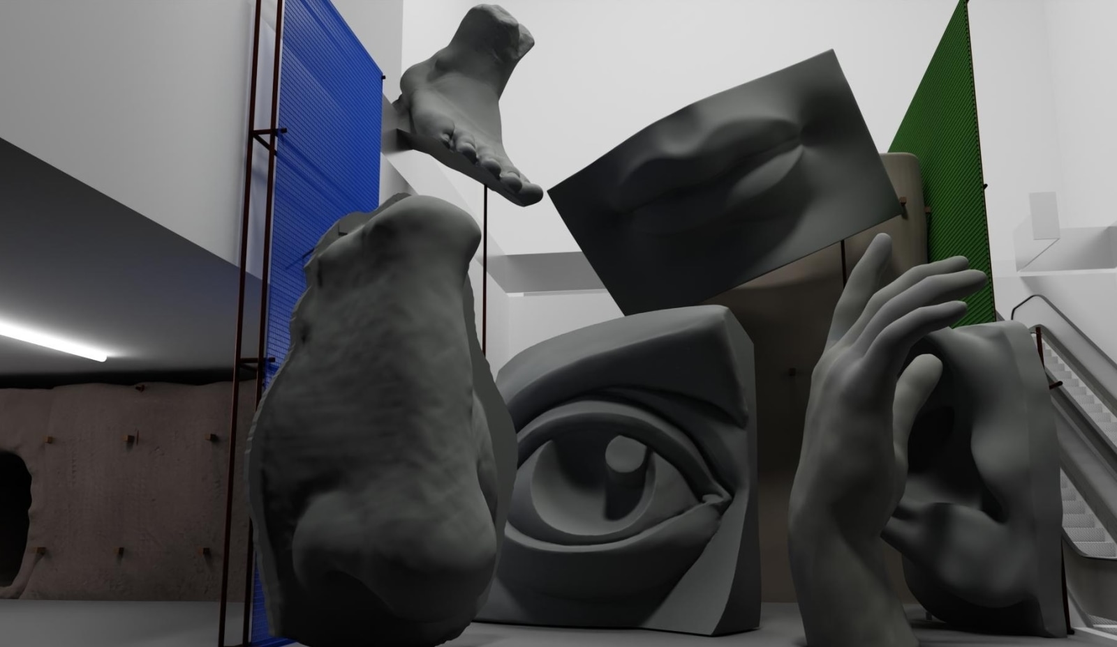 LIU WEI, Installation rendering