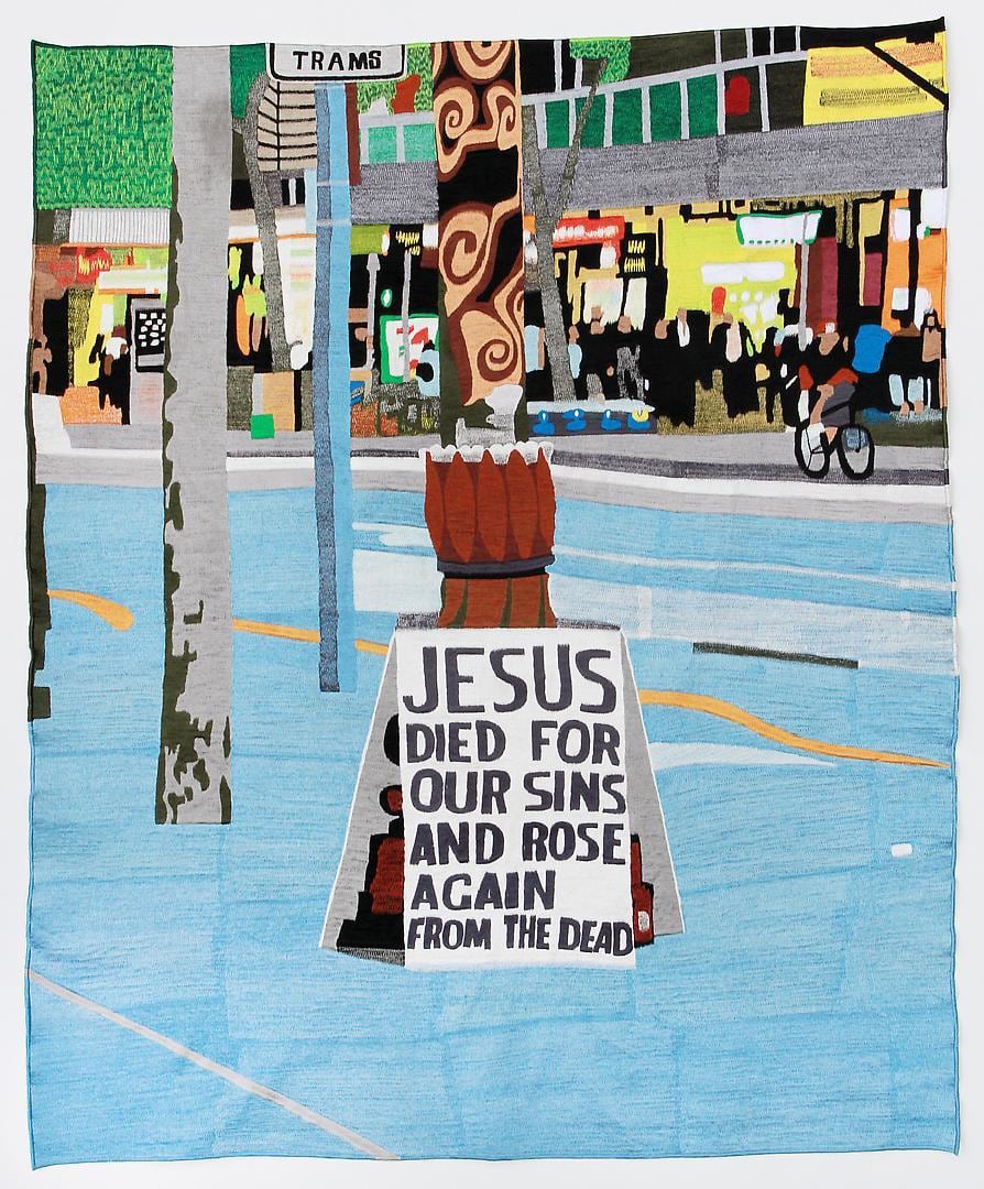 EKO NUGROHO The World Words series (Jesus Died for Our Sins and Rose Again from The Dead), 2012