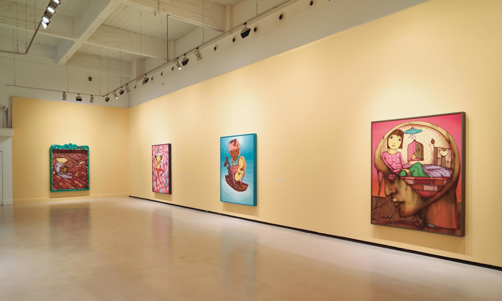 OSGEMEOS: When the leaves turn to yellow, Installation view