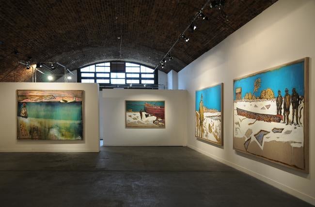 Billy Childish Frozen Estuary and Other Paintings of the Divine Ordinary-Part II Installation view 2