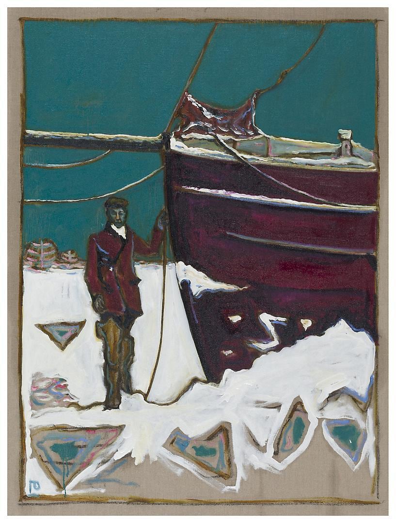 BILLY CHILDISH Frozen Estuary - Oyster Smack, Caroline, 1947, 2012