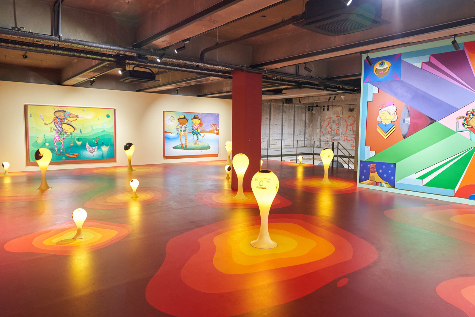 First installation view of the exhibition OSGEMEOS: You Are My Guest in Seoul