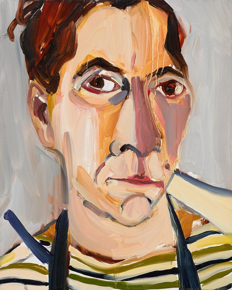 CHANTAL JOFFE, Lockdown Self-Portrait in Stripes, 2020