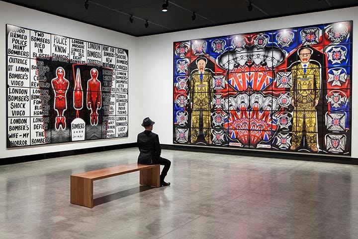  Gilbert &amp;amp; George: The Art Exhibition, at the Museum of Old and New Art, 	