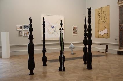 Installation view at The Royal Academy of Art, 2008