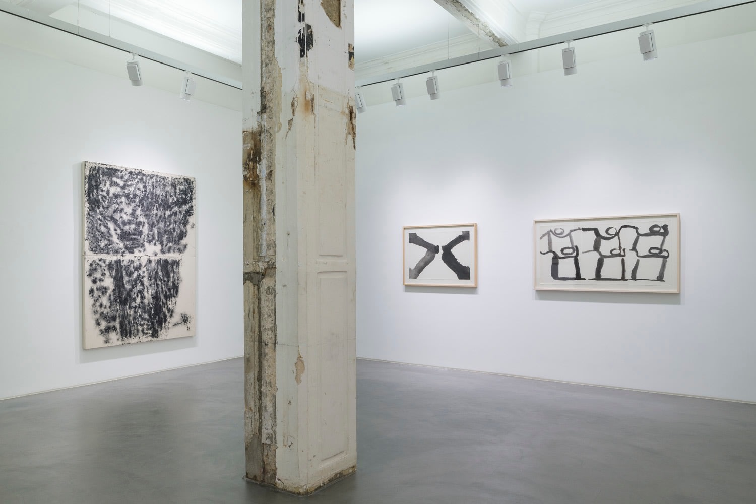 Second installation view of the group exhibition be/longing at Lehmann Maupin Hong Kong