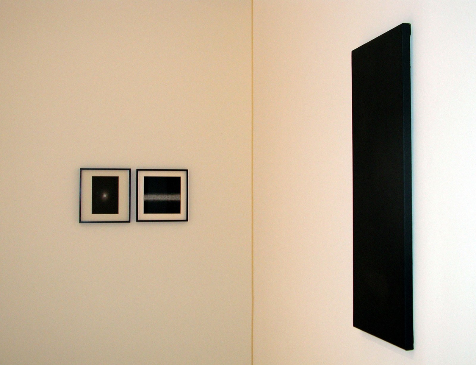 Installation view of Shirazeh Houshiary exhibition in 2003 at Lehmann Maupin in New York, view 2