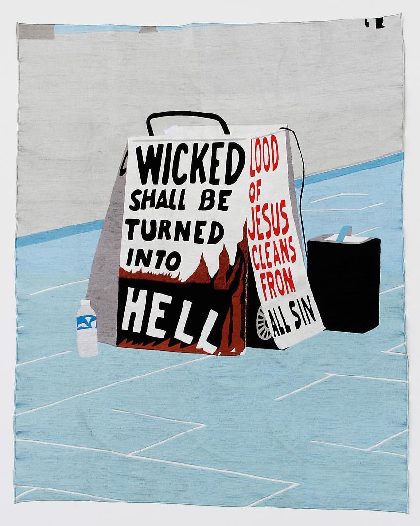 EKO NUGROHO The World Words series (Wicked Shall be Turned Into Hell), 2012