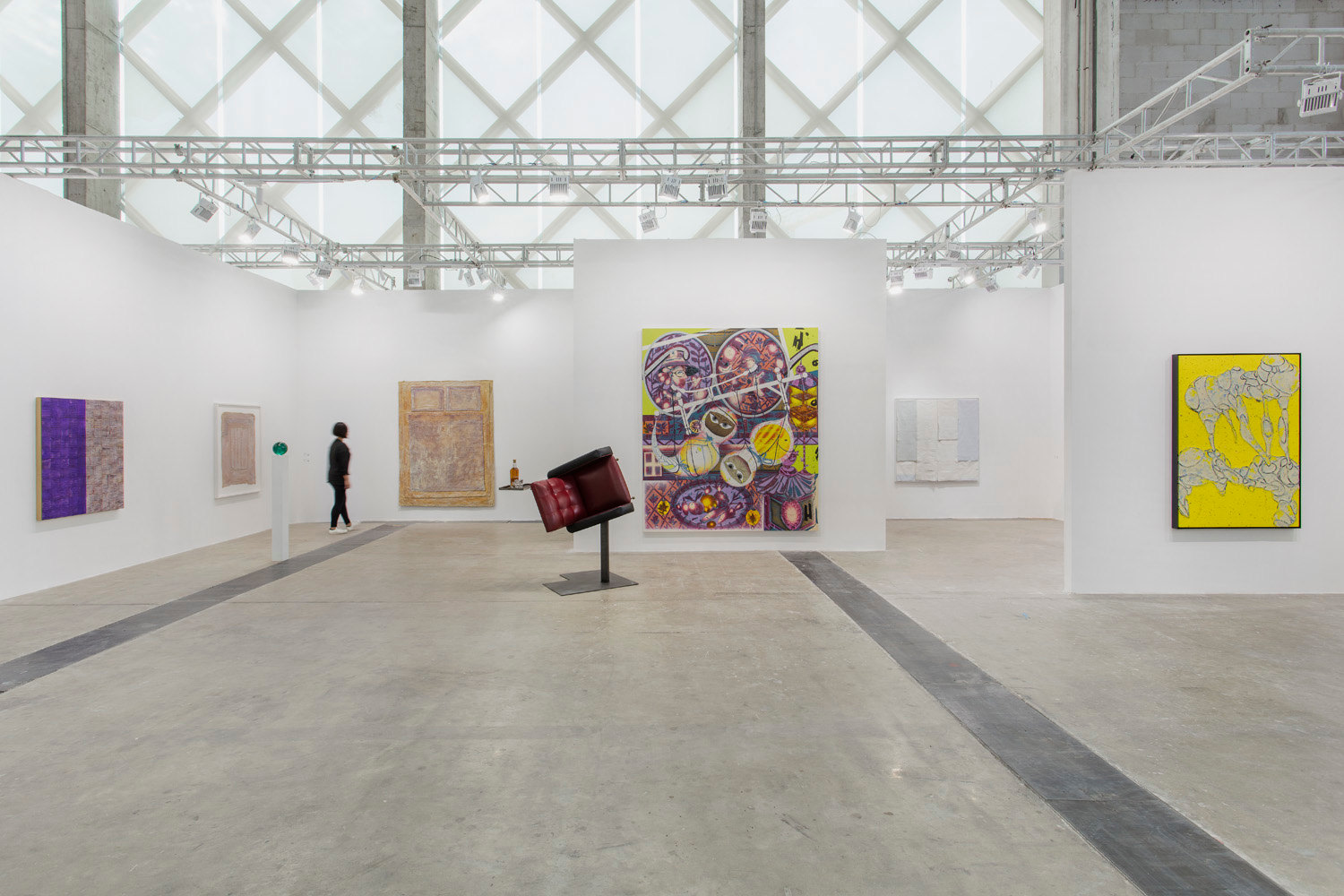 Installation view of Lehmann Maupin's booth at West Bund Art &amp; Design 2019 in Shanghai, view 1