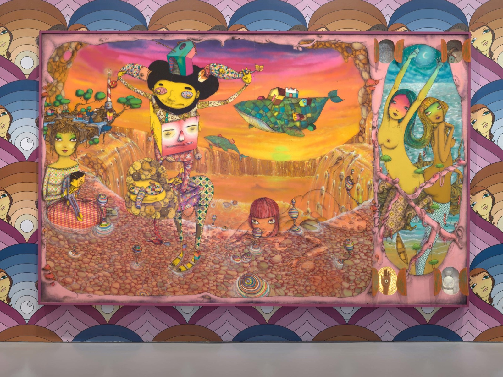 OSGEMEOS: Endless Story, Installation view