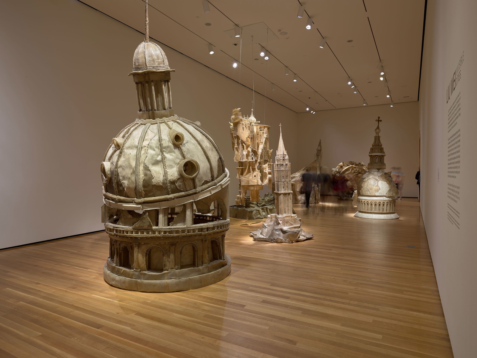View 2 of Liu Wei's solo museum exhibition titled Invisible Cities at the Cleveland Museum of Art