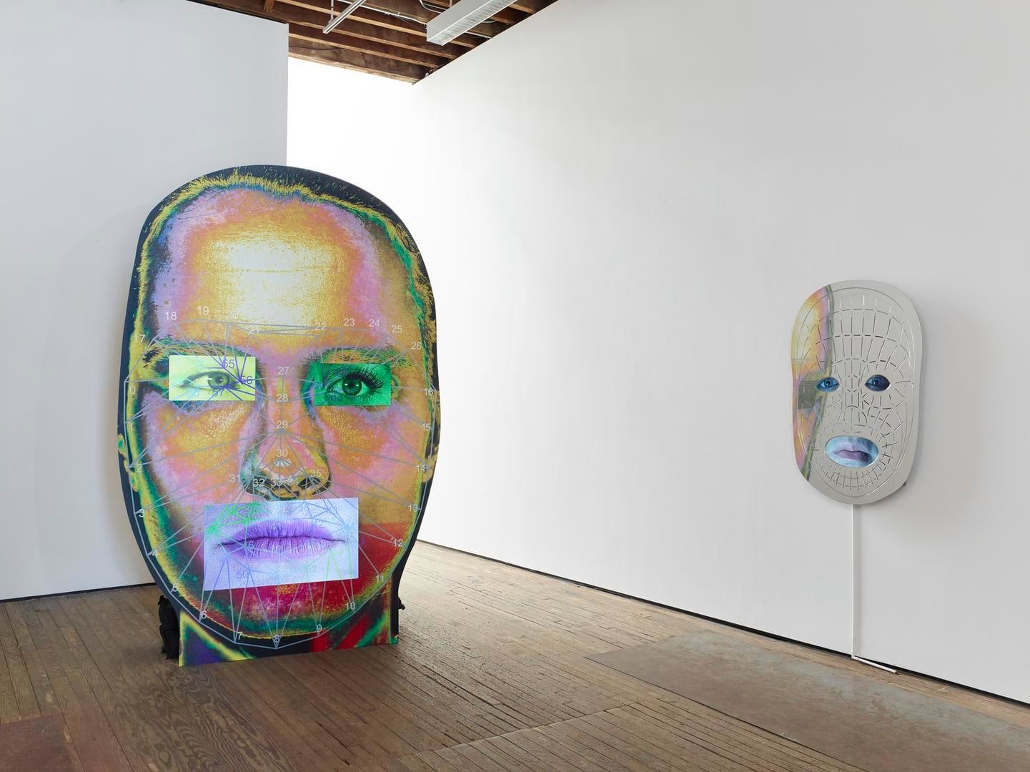Tony Oursler Installation view 1