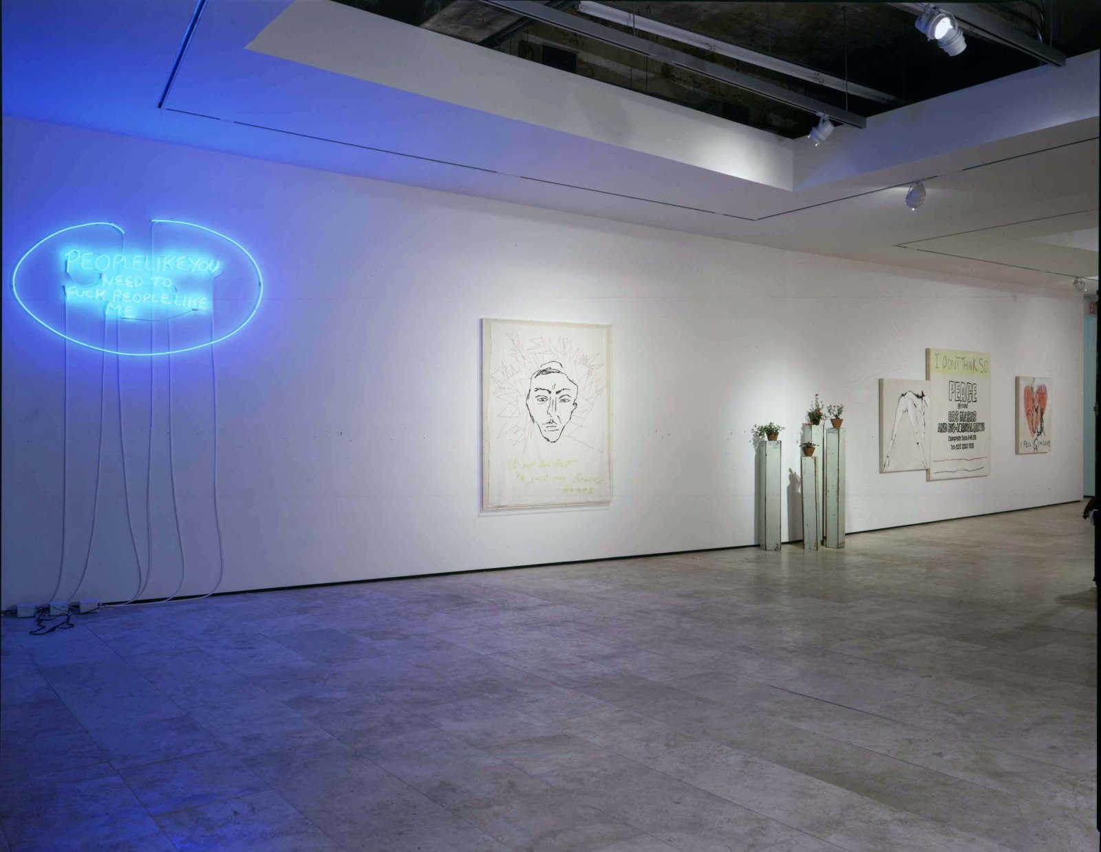 Tracey Emin: I Think It's In My Head Installation view, Lehmann Maupin Gallery 21 September - 19 October 2002 view 4