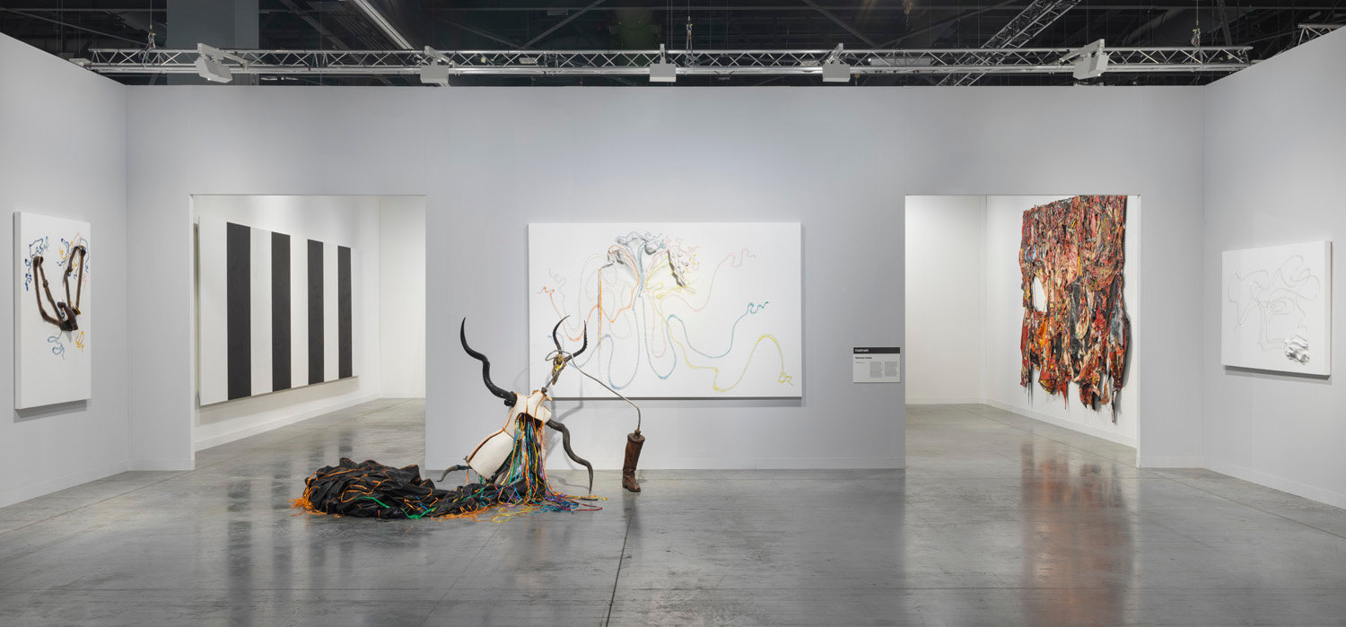 Installation view of Lehmann Maupin's booth at Art Basel Miami Beach 2018, view 2