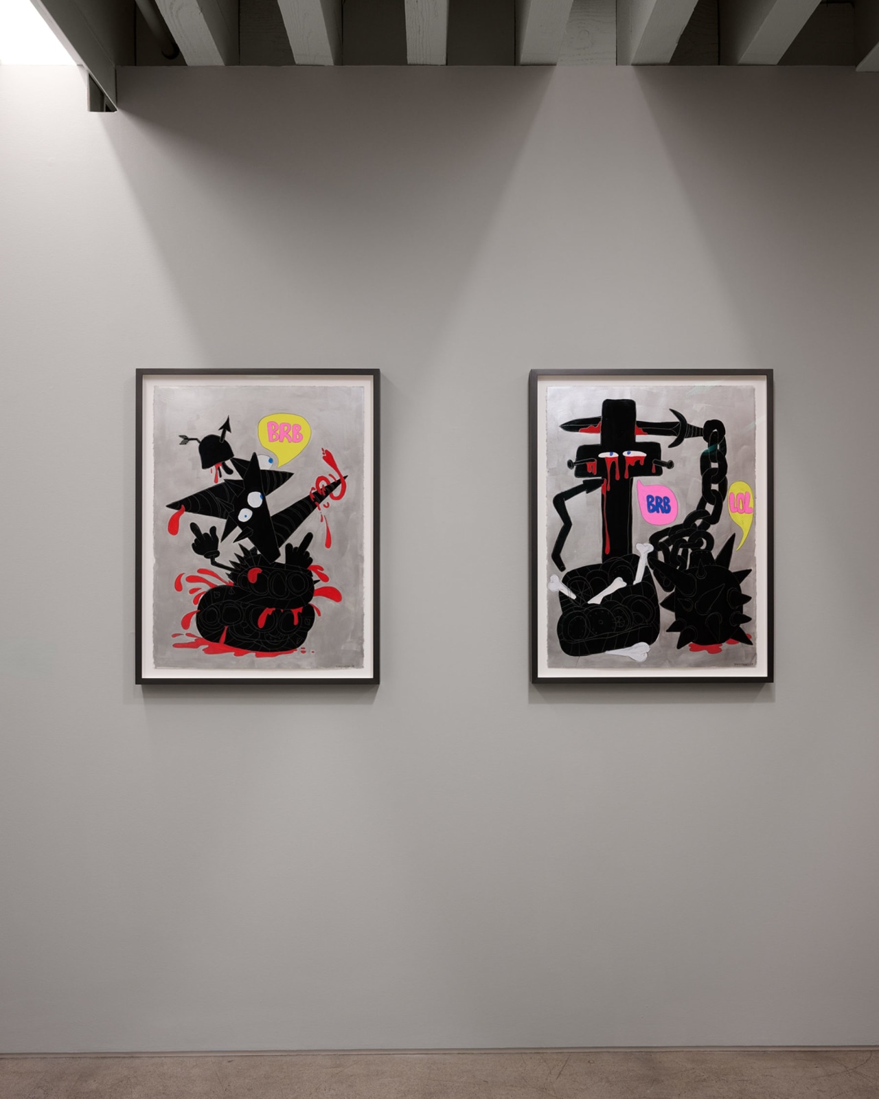 Todd James & Erik Parker. The Way I See it: Selections from the KAWS Collection (group show) - The Drawing Center, New York - News - Lopez de la Serna CAC