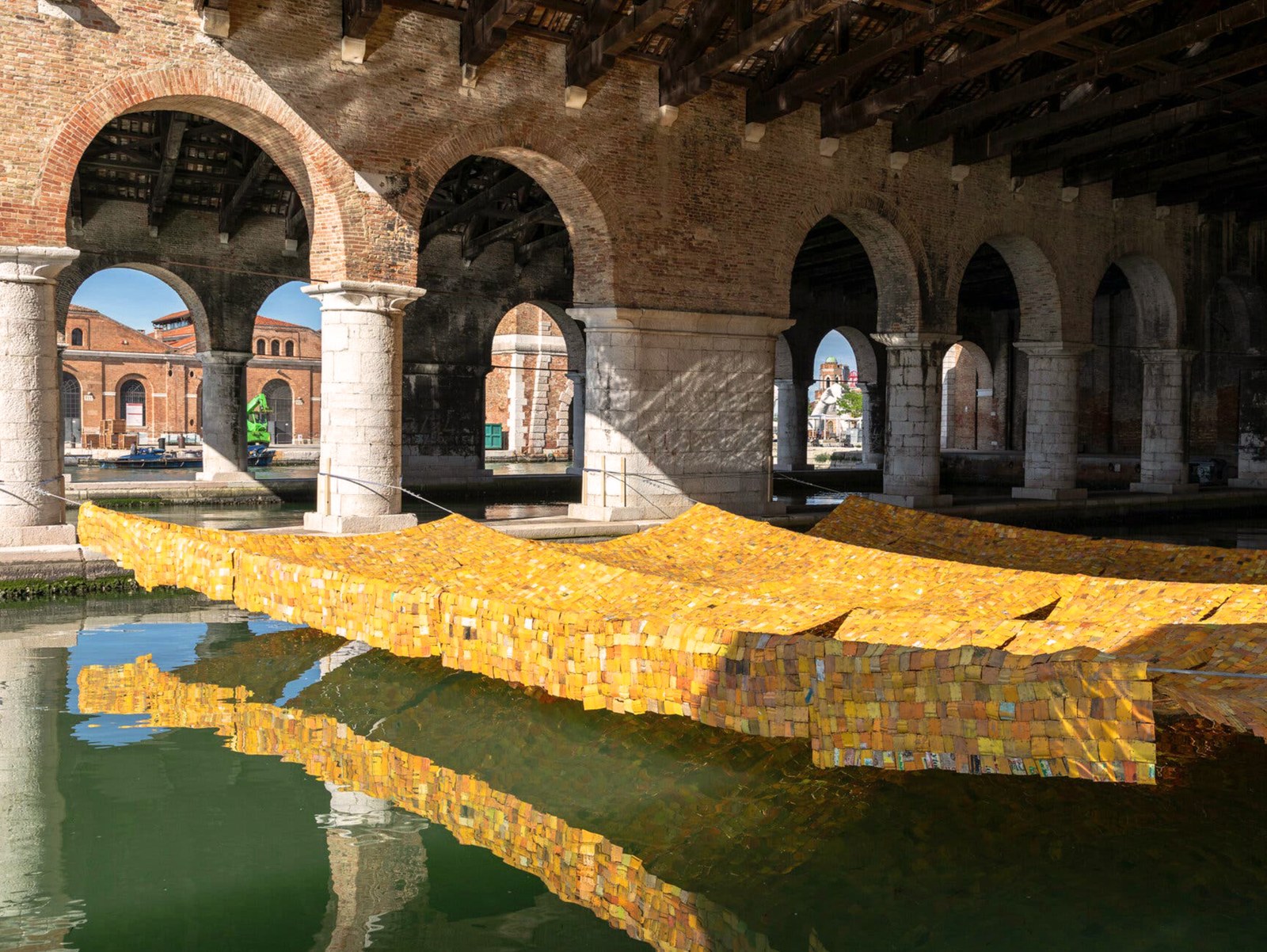 Serge Attukwei Clottey - Time and Chance - The Laboratory of the Future, Venice Architecture Biennale - Exhibitions - Simchowitz Gallery