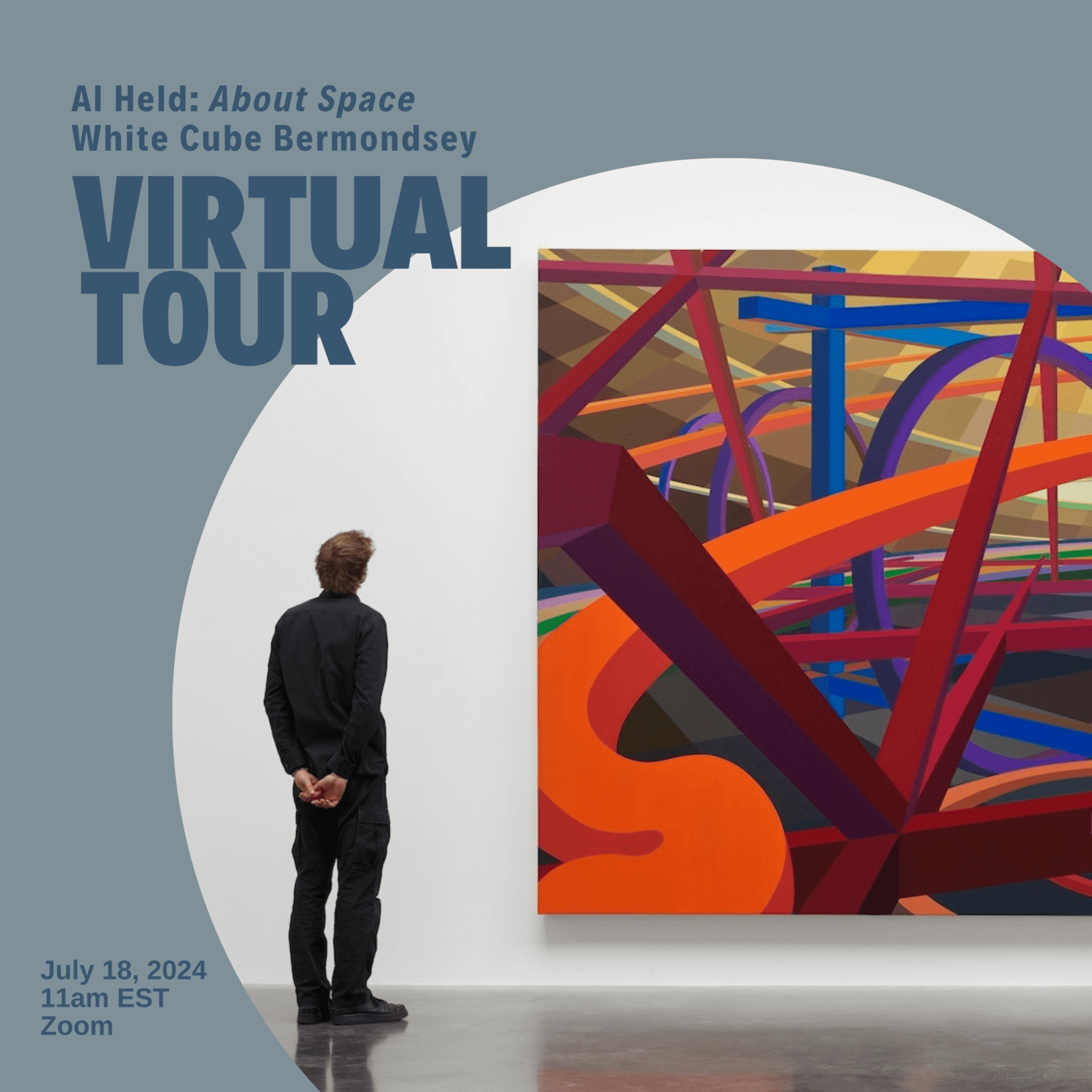 Virtual Tour of Al Held: About Space at White Cube - Programs - Al Held Foundation