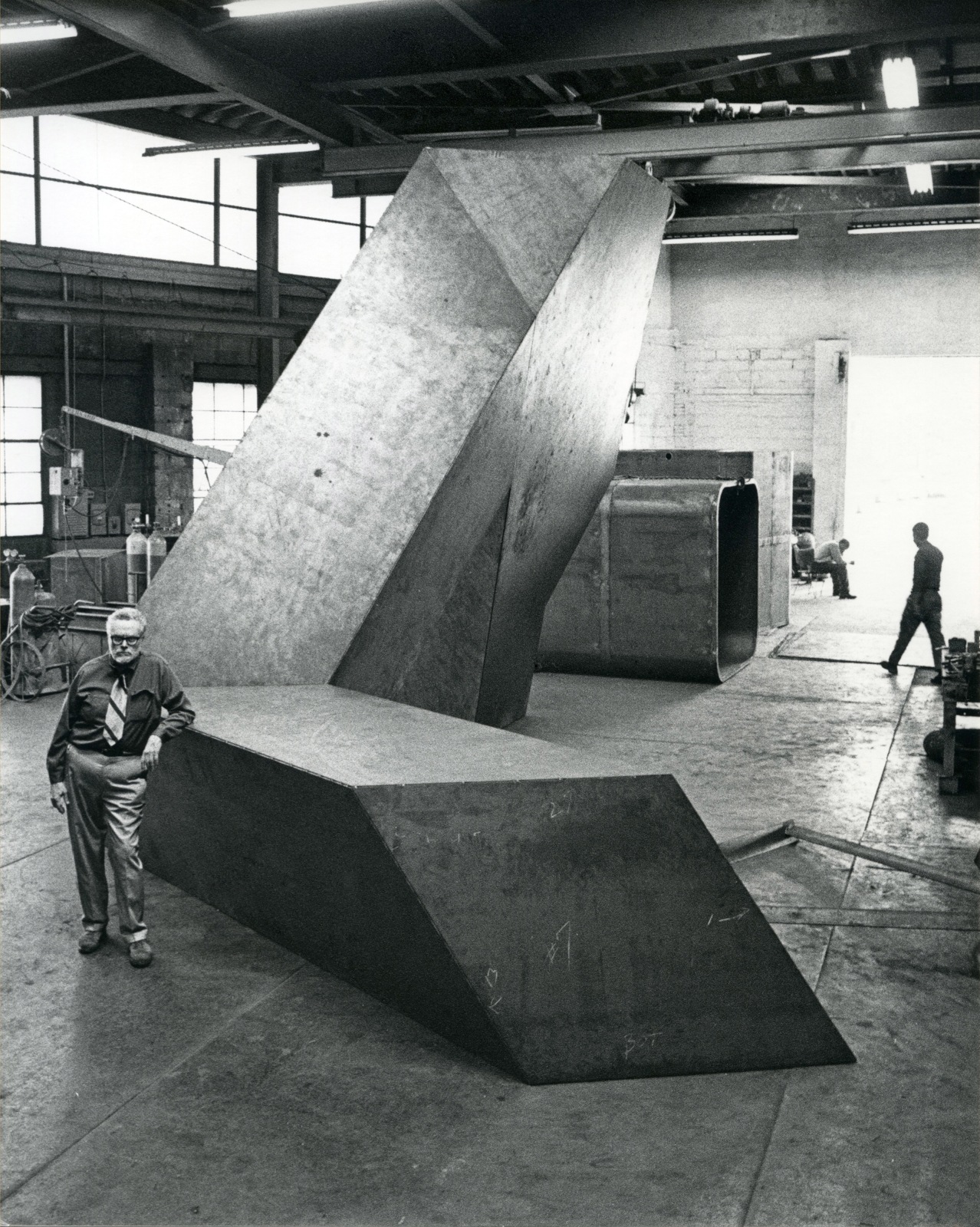 Tony Smith at&amp;nbsp;Industrial Welding, Newark, New Jersey, 1971