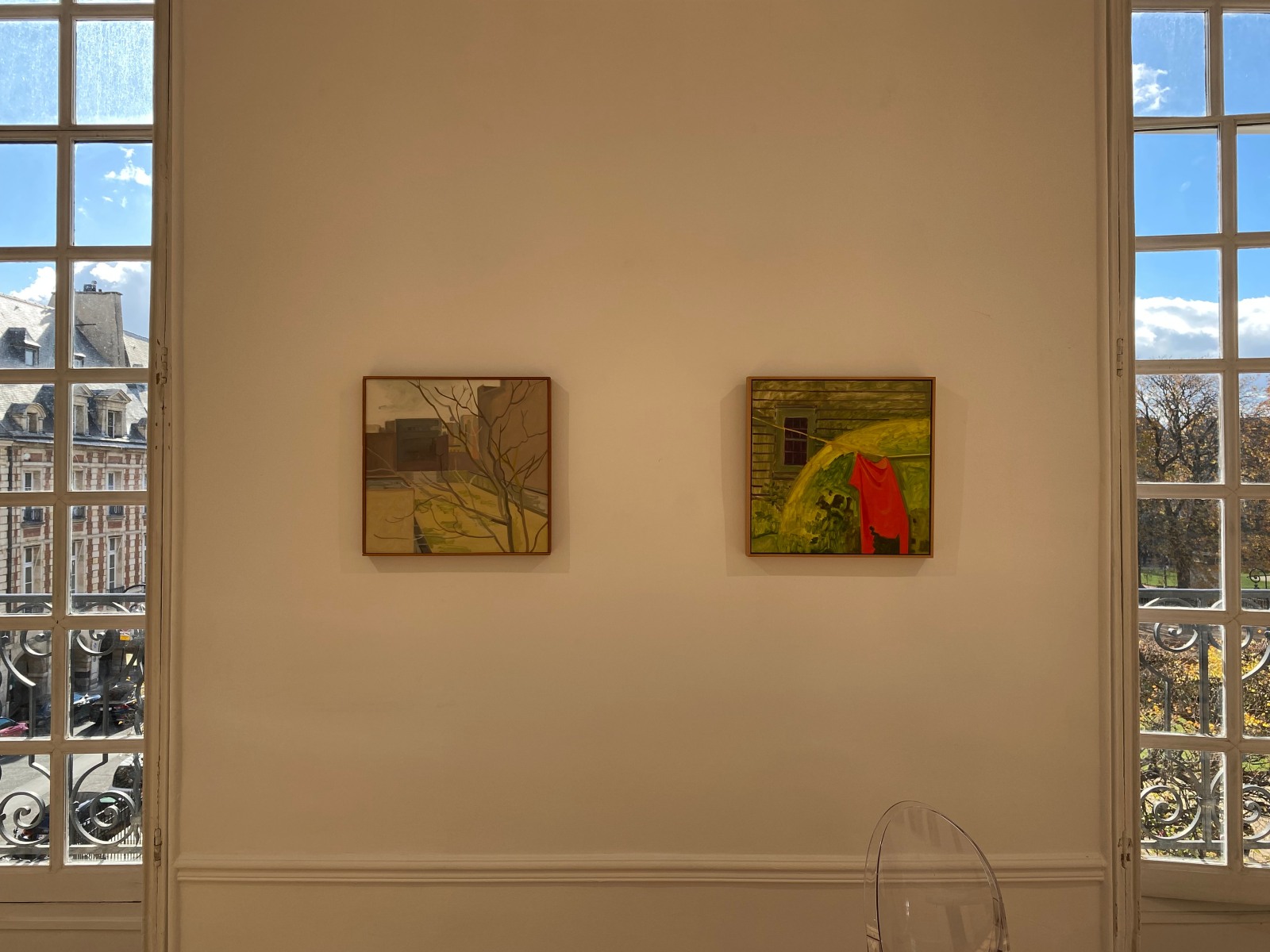 Place des Vosges - Lois Dodd - Exhibitions - Alexandre Gallery