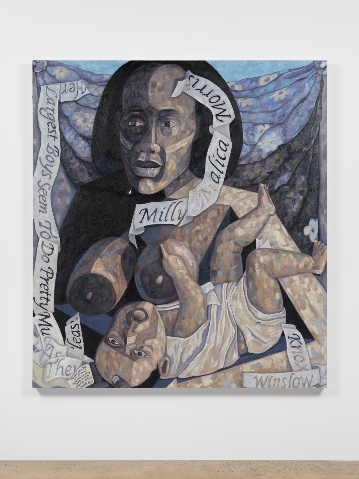 Mequitta Ahuja - Black-word - Exhibitions - Aicon Art