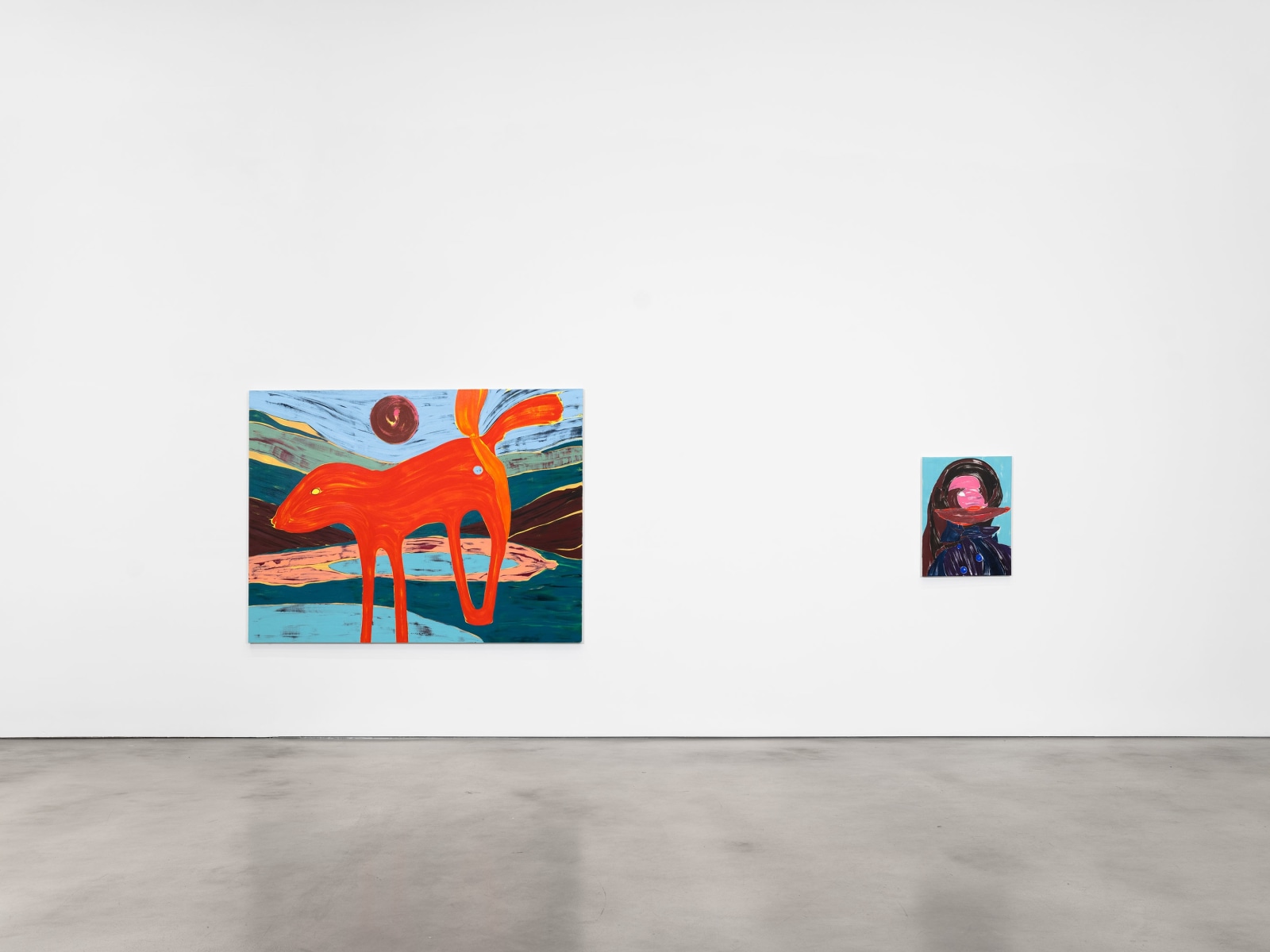 Installation view, Nicola Tyson, I am a teapot, Petzel, 2025