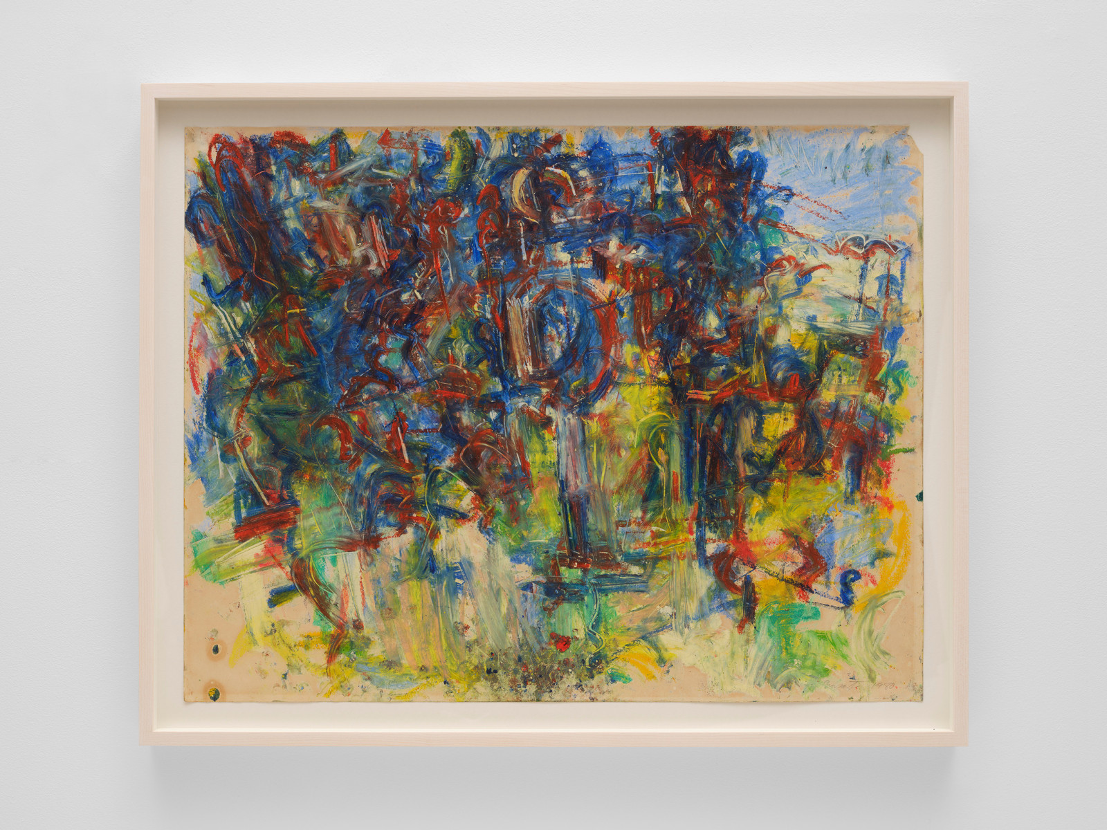 Joyce Pensato, Untitled, 1980, Oil crayon on paper, 18 x 24 inches, 45.7 x 61 cm, Frame: 21 1/8 x 26 3/4 inches.&amp;nbsp;

&amp;copy; Joyce Pensato Foundation