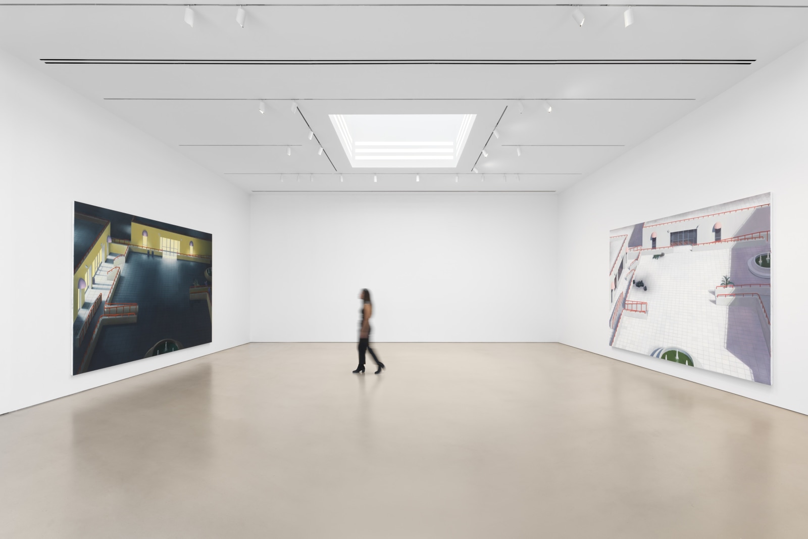 Installation view, Thomas Eggerer, Plaza, Petzel, New York, 2023