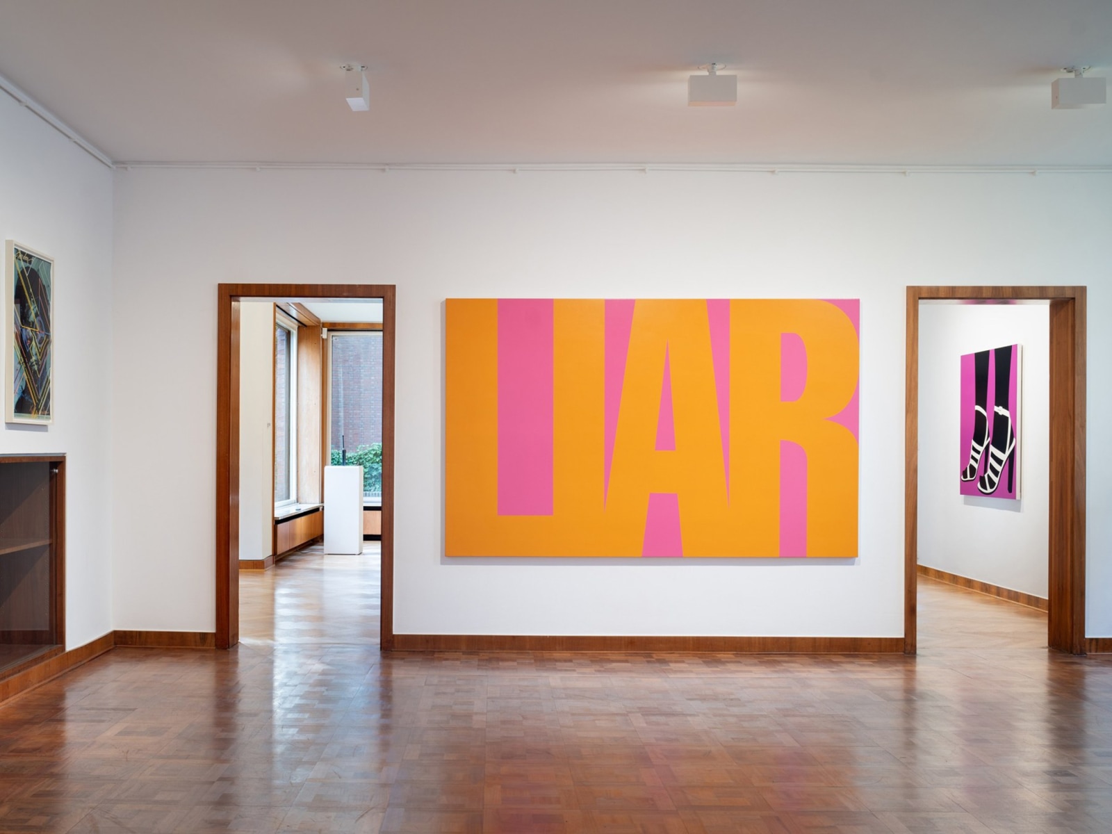 Installation view, Sarah Morris, All Systems Fail, Kunstmuseen Krefeld, 2024