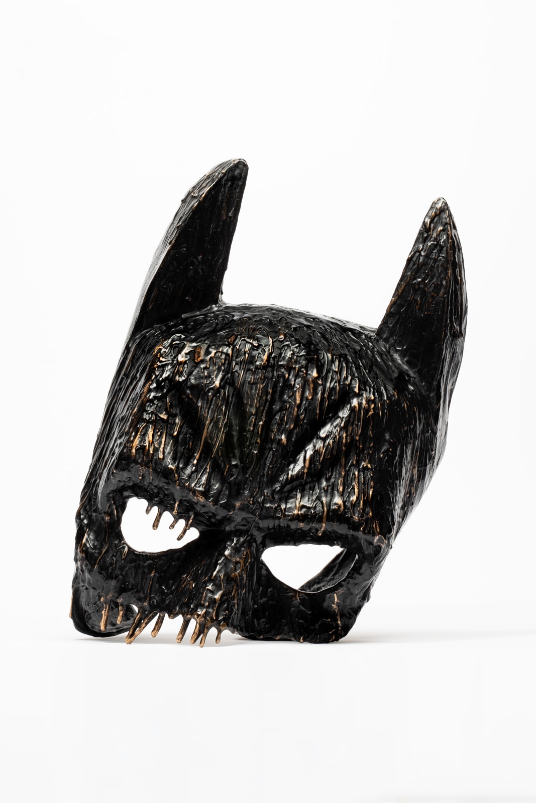 Batman Mask, 2022, Bronze, black patina