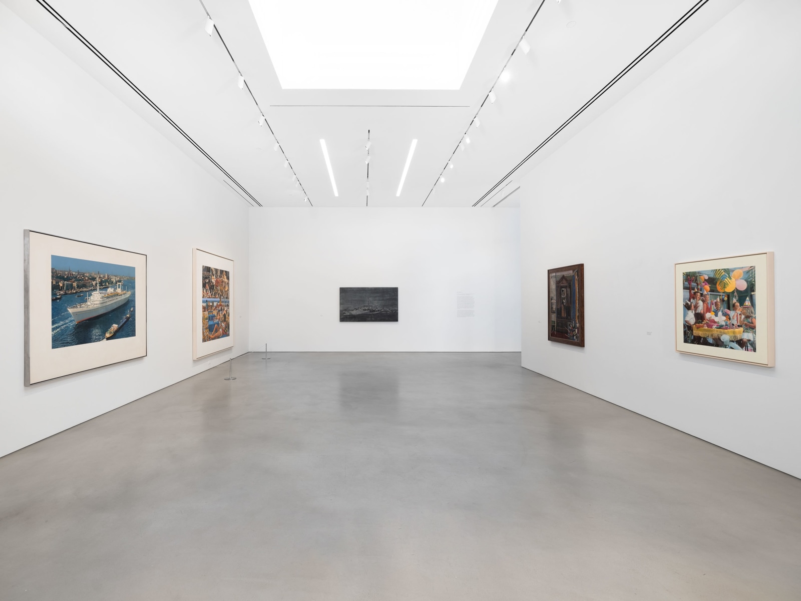 Installation view, Malcolm Morley, Painting as Model,&nbsp;Petzel, 2024