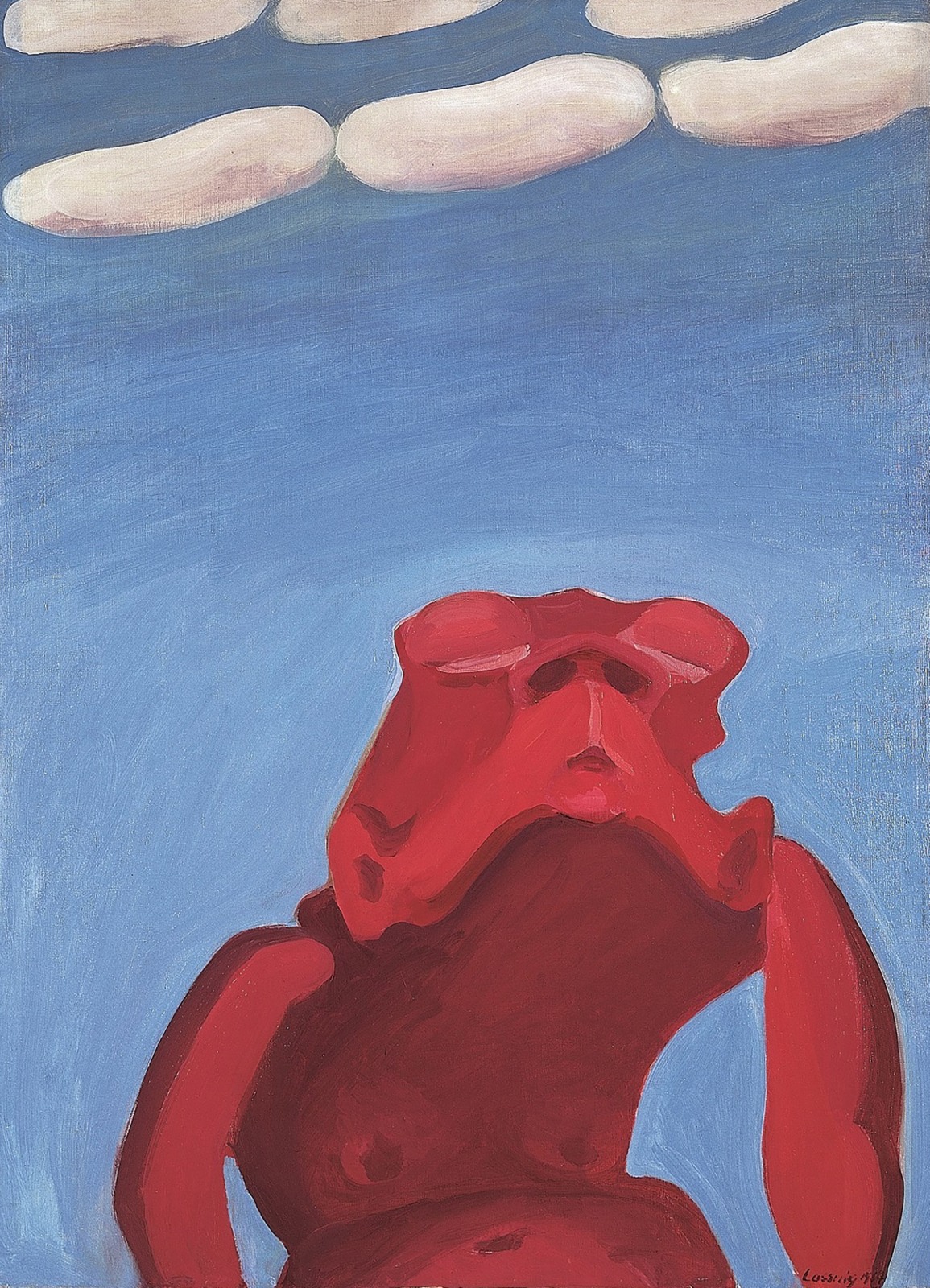 Maria Lassnig, Traum, 1964, Oil on canvas. The Klewan Collection.&amp;nbsp;&amp;copy; Maria Lassnig Foundation / VG Bild-Kunst, Bonn 2024.