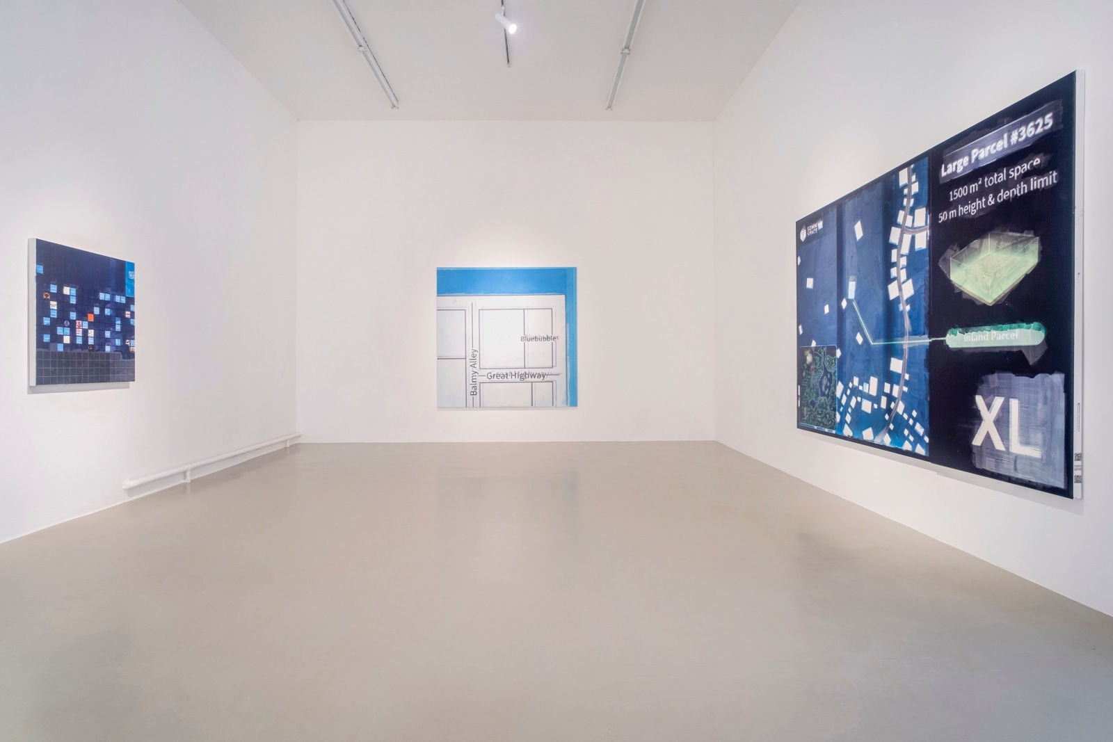 Simon Denny - Metaverse Landscapes - Viewing Room - Petzel Gallery