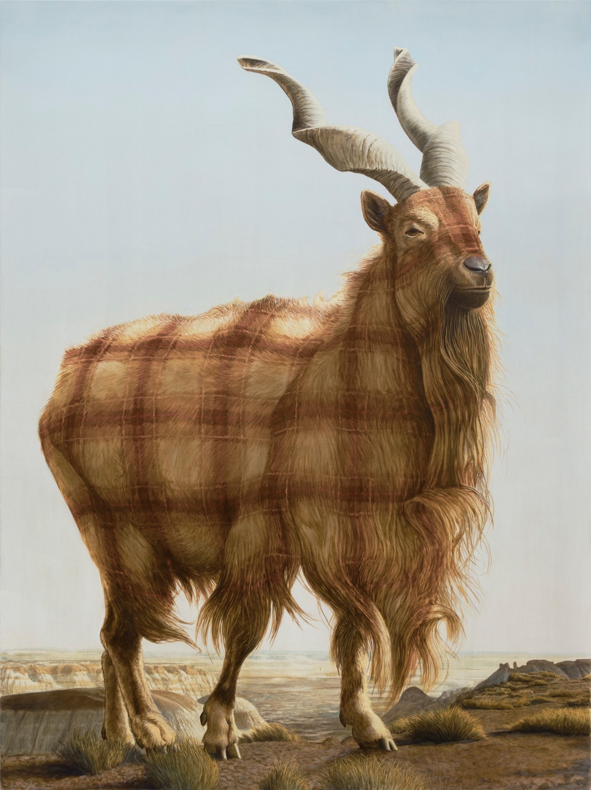 Sean Landers, Painted Desert (Markhor)