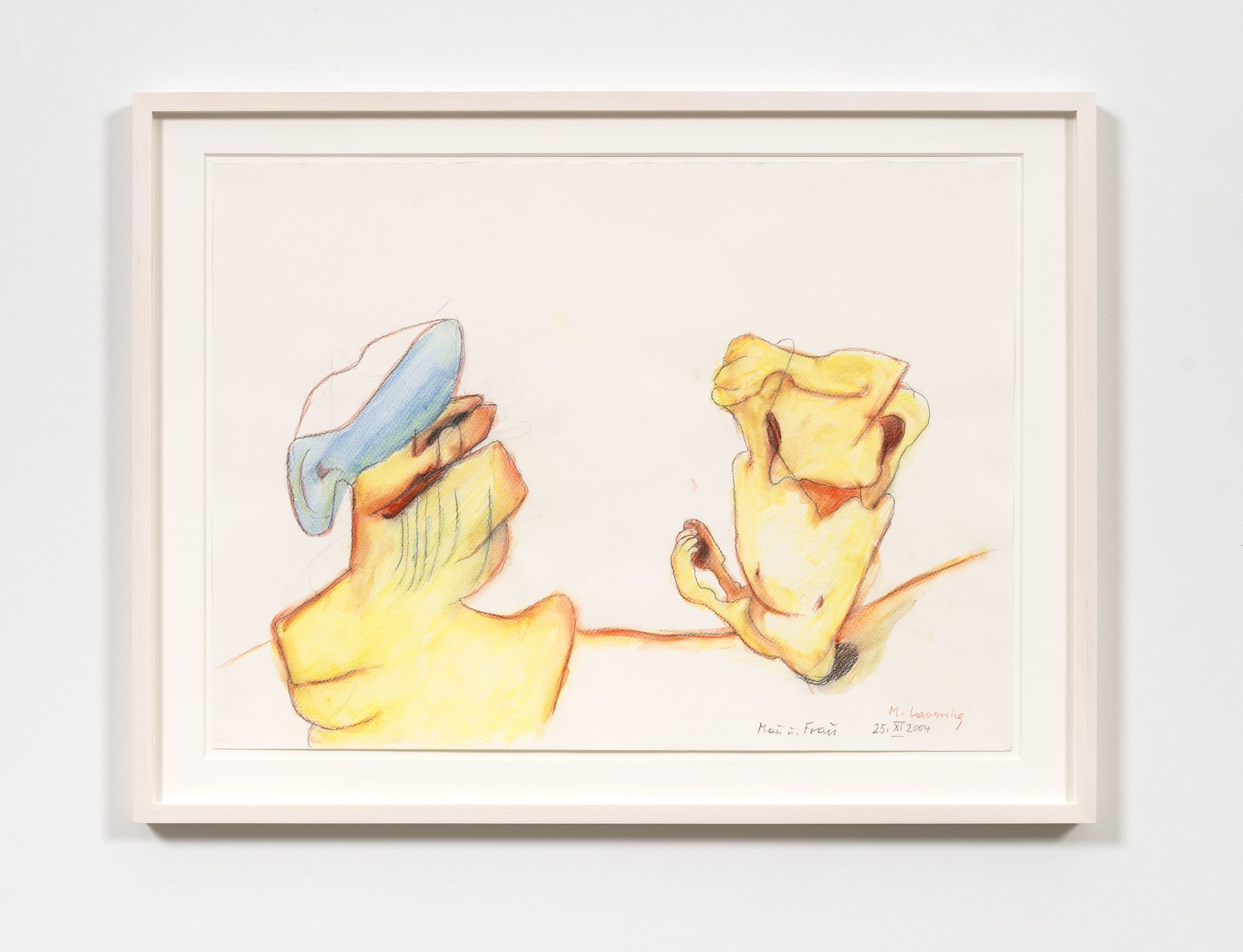 Maria Lassnig, Mann und Frau